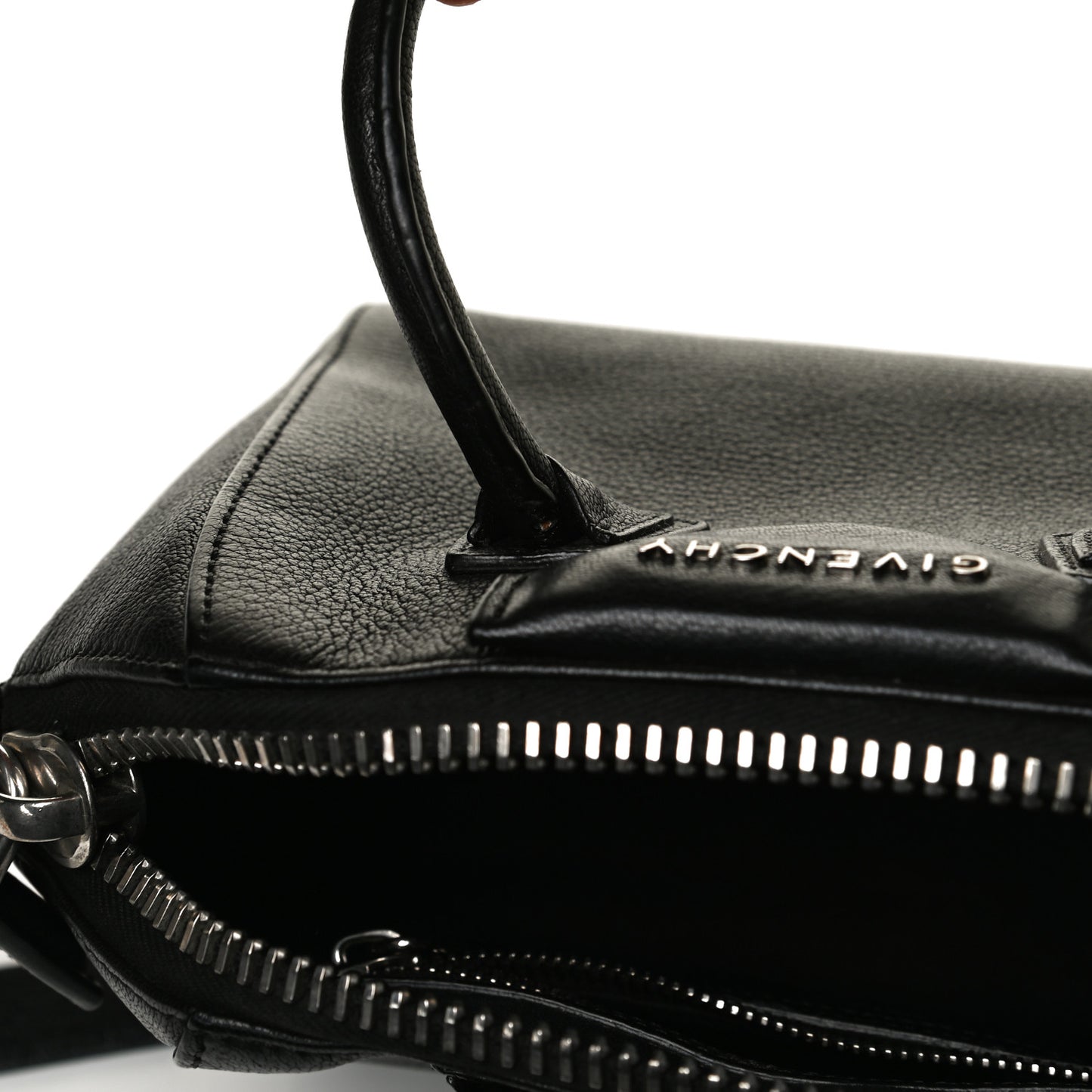 Sugar Goatskin Mini Antigona Black