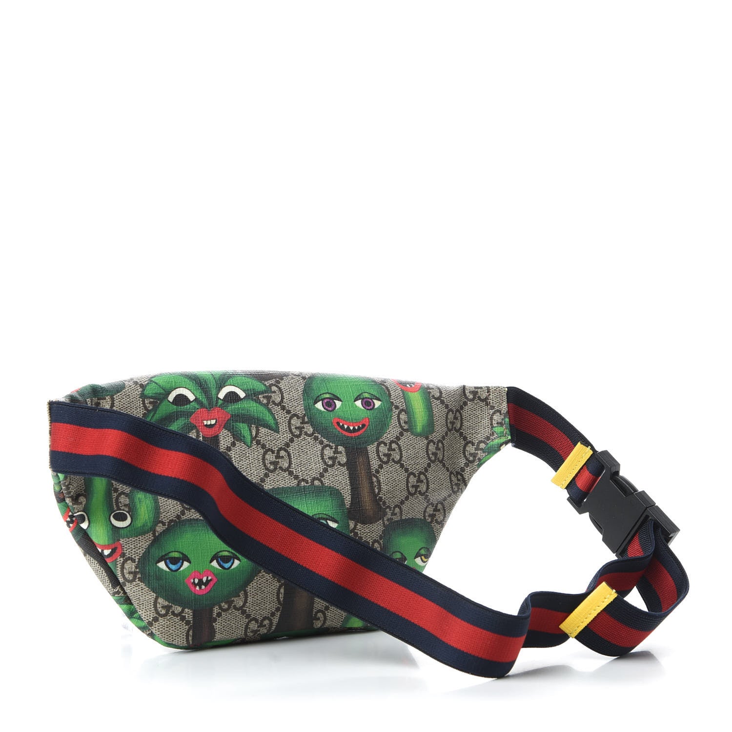 Gucci GG Supreme Monogram Smiling Plants Childrens Belt Bag Multicolor 3 of 9