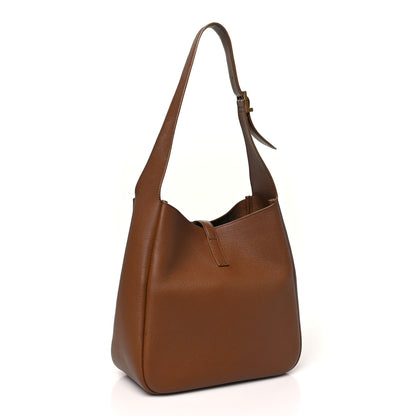 Saint Laurent Grained Calfskin Small Le 5 A 7 Soft Hobo Fox 3 of 13