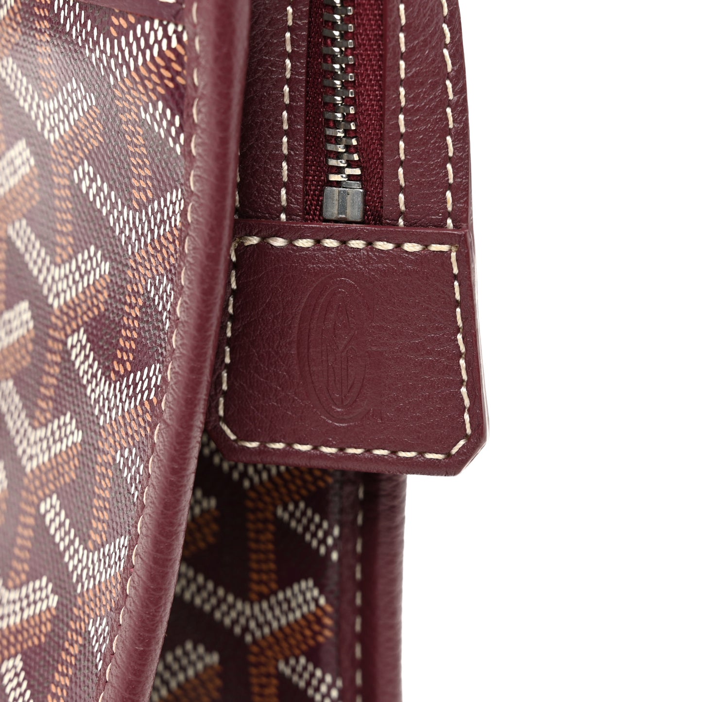 Goyardine Jouvence GM Toiletry Pouch Burgundy