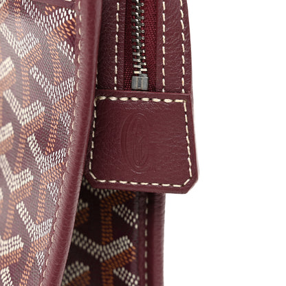 Goyard Goyardine Jouvence GM Toiletry Pouch Burgundy 5 of 8
