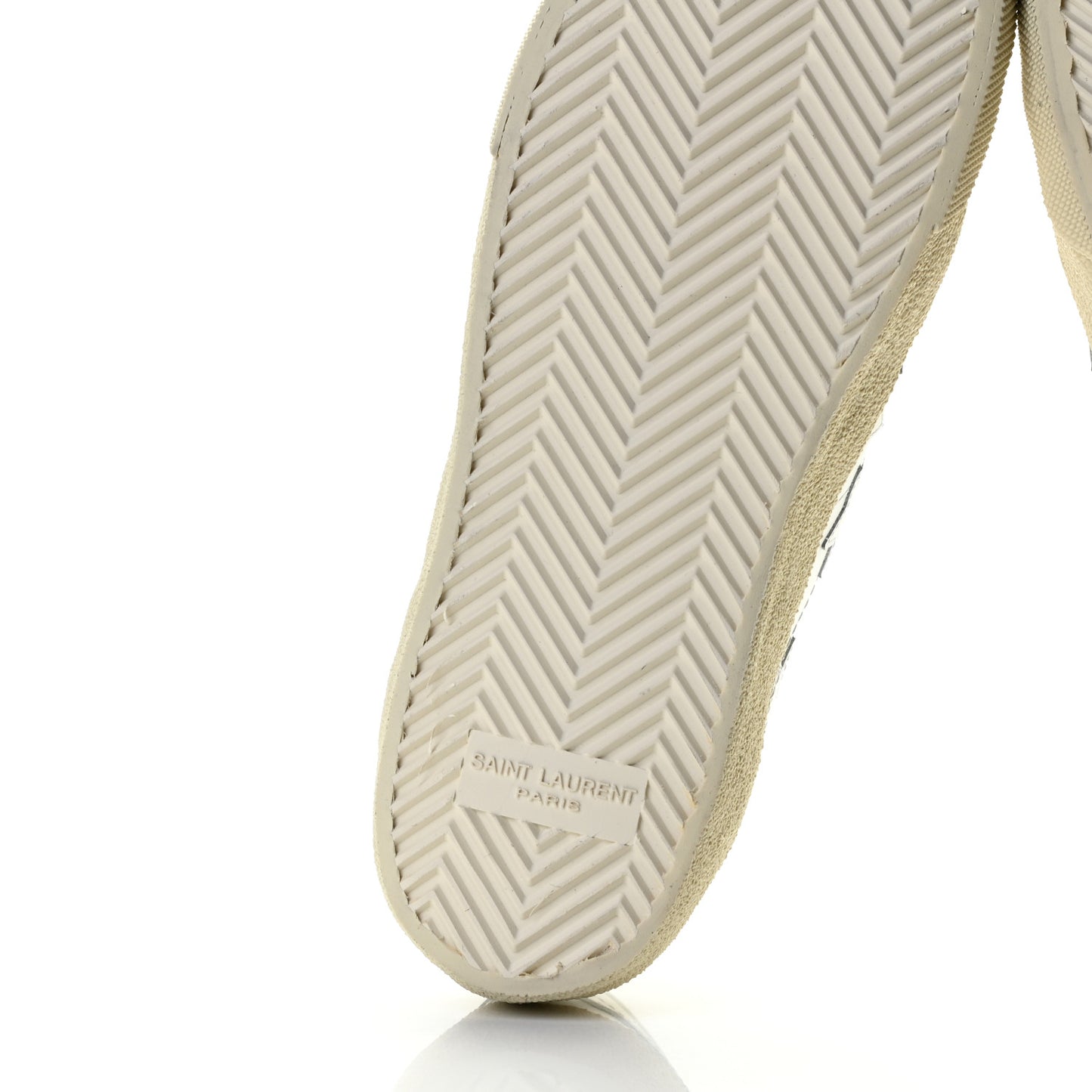 Calfskin Star Court Sneakers 36.5 White