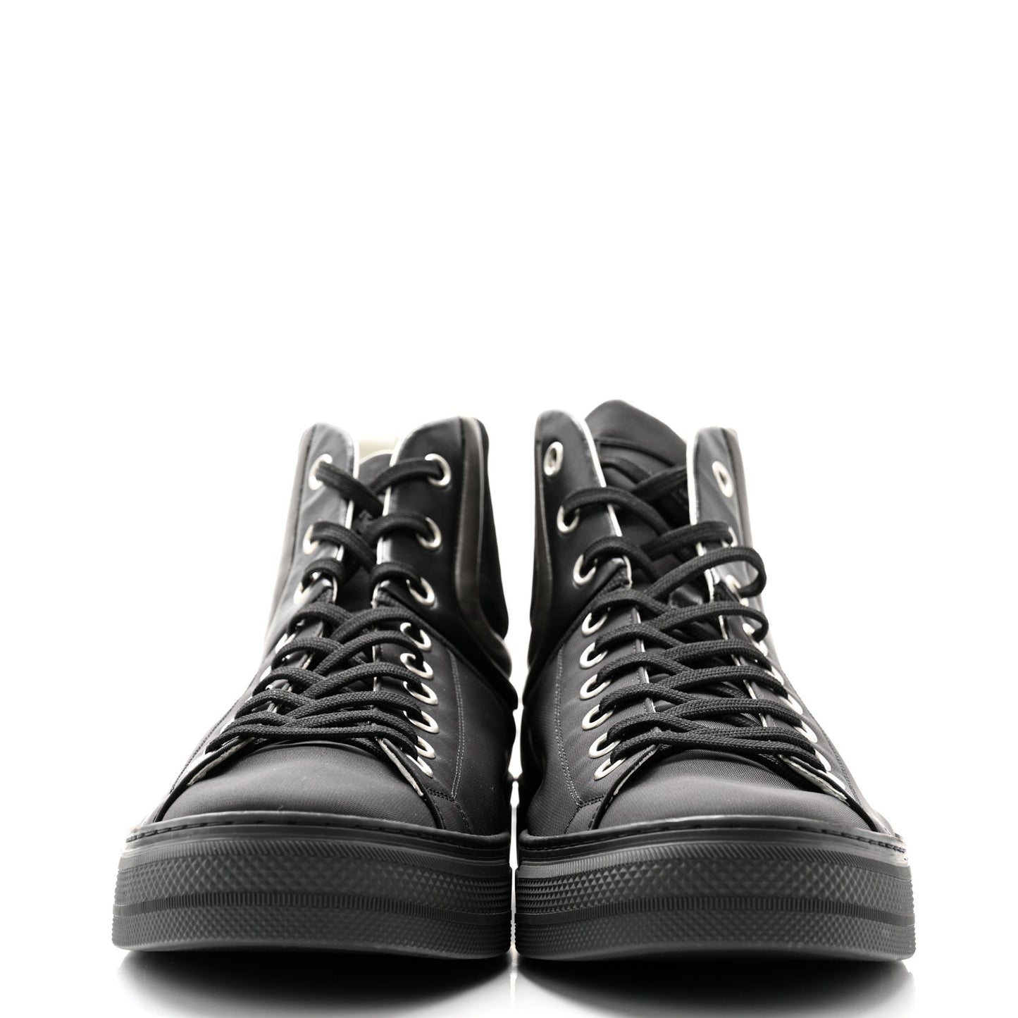Damier Nylon Calfskin Sprinter Sneaker Boots 11 Black