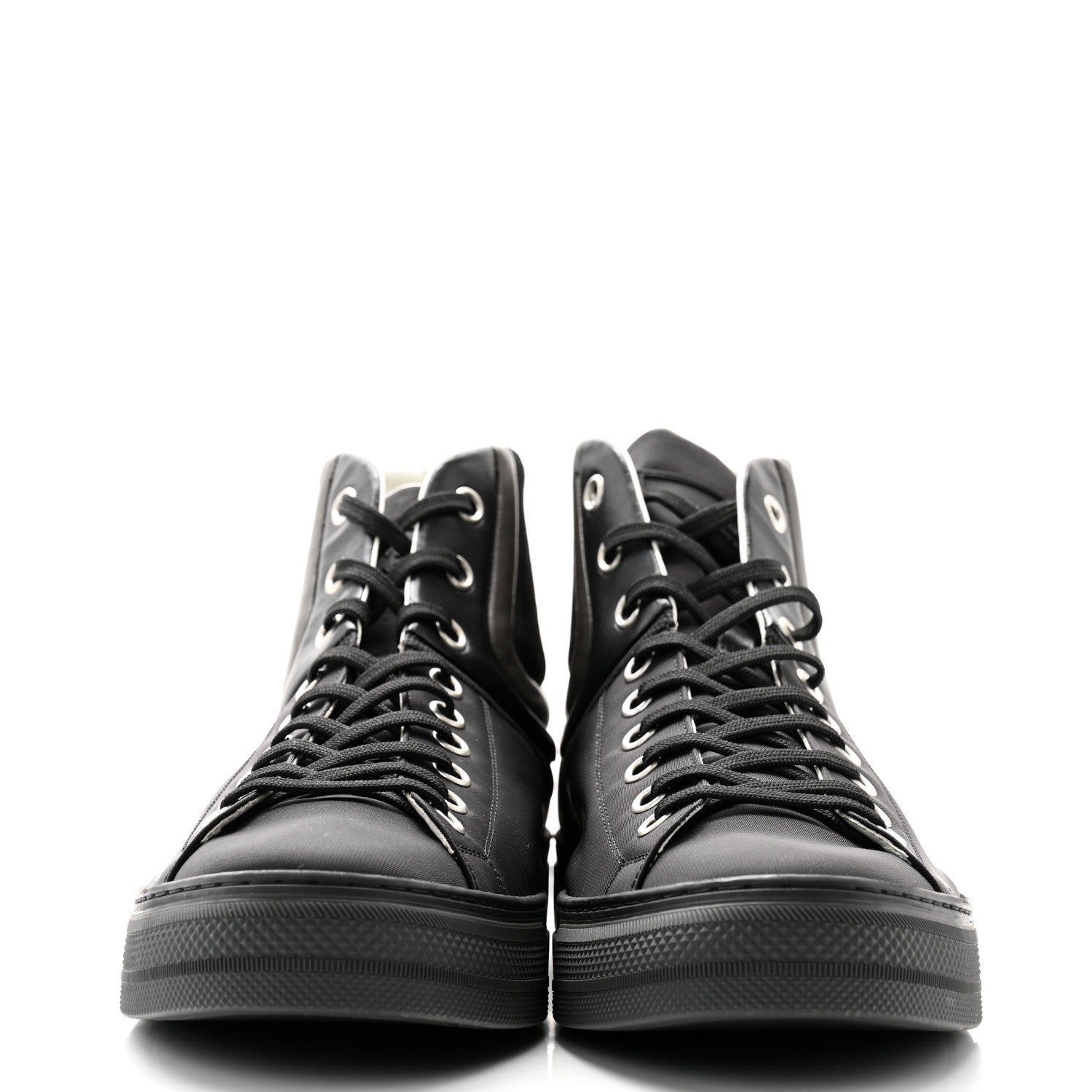 Louis Vuitton Damier Nylon Calfskin Sprinter Sneaker Boots 11 Black 2 of 9