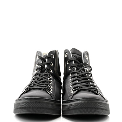 Louis Vuitton Damier Nylon Calfskin Sprinter Sneaker Boots 11 Black 2 of 9