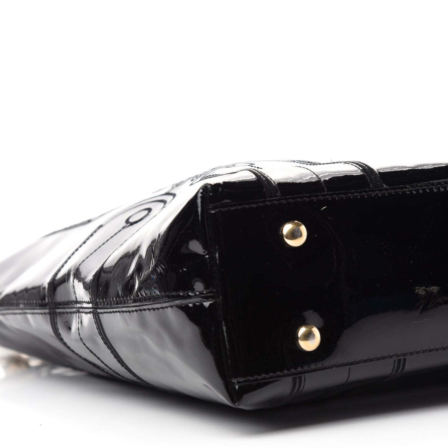 Patent Medusa Tote Black