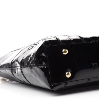 Versace Patent Medusa Tote Black 6 of 9