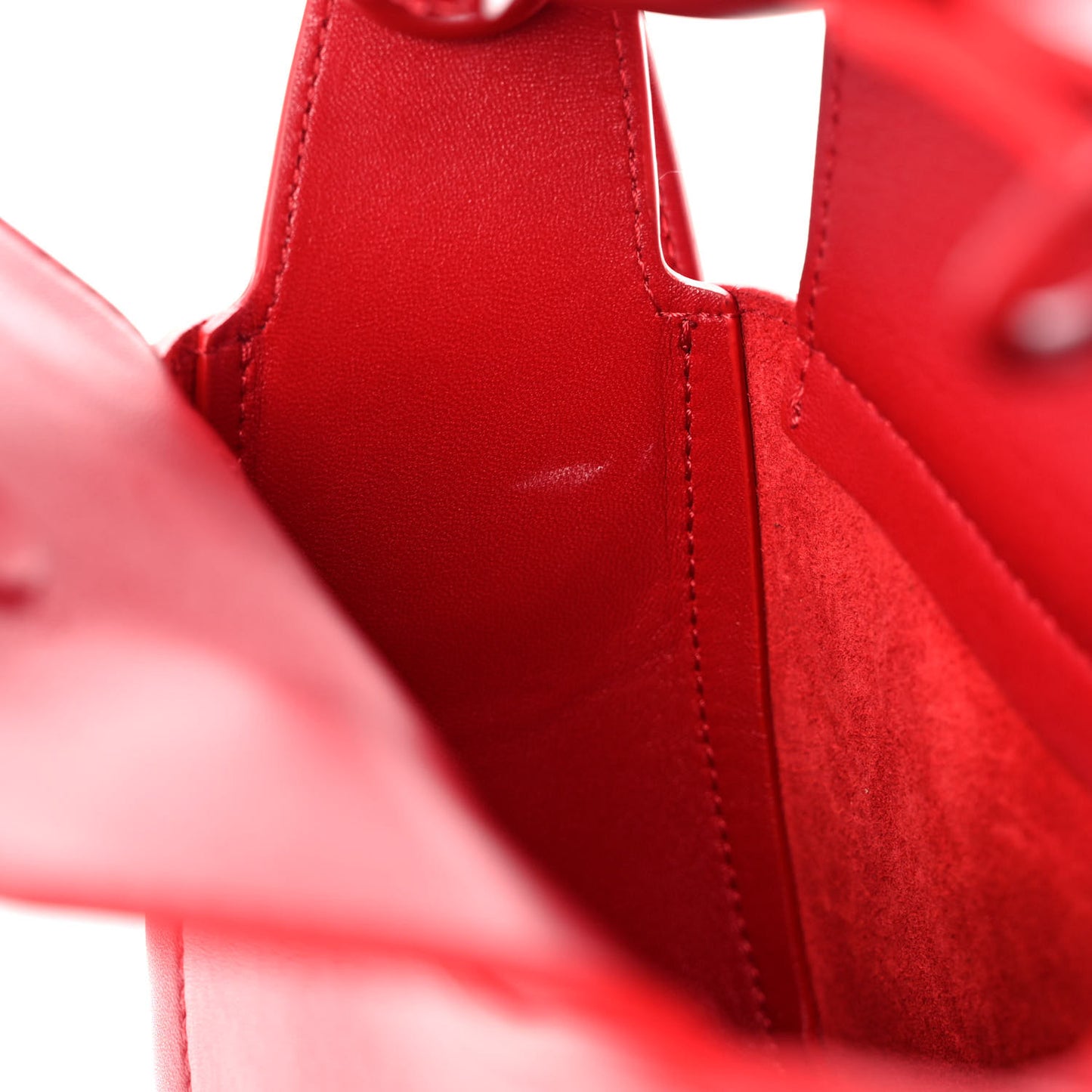 Nappa Small Kiss Bag Red Crush