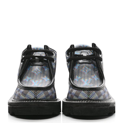 Louis Vuitton Monogram LV Pop Derby Platform Shoes 40 Blue 2 of 10