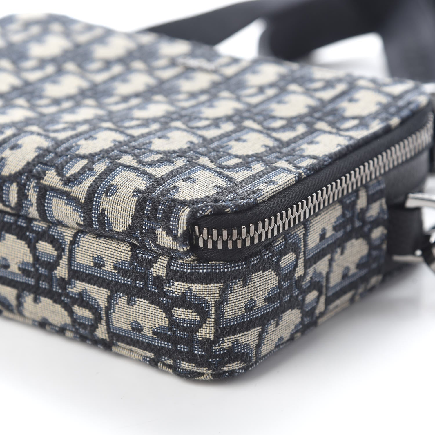 Christian Dior Oblique Pouch Navy Blue 7 of 7