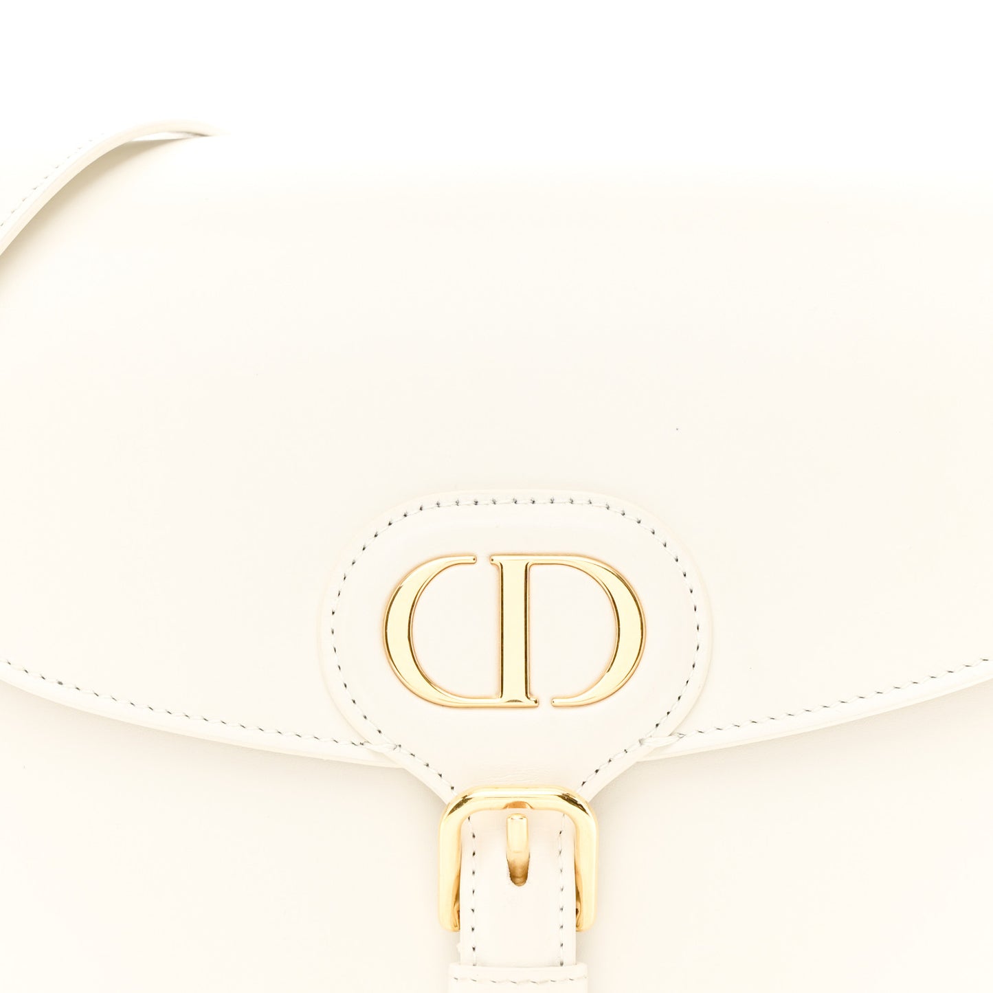 Box Calfskin Small Bobby Bag White