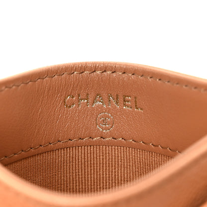Chanel Caviar Quilted Card Holder Brown 6 of 10