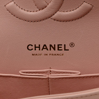 Chanel Caviar Quilted Medium Double Flap Light Pink 6 of 10