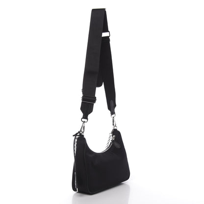 Prada Nylon Re-Edition 2005 Shoulder Bag Black 3 of 10