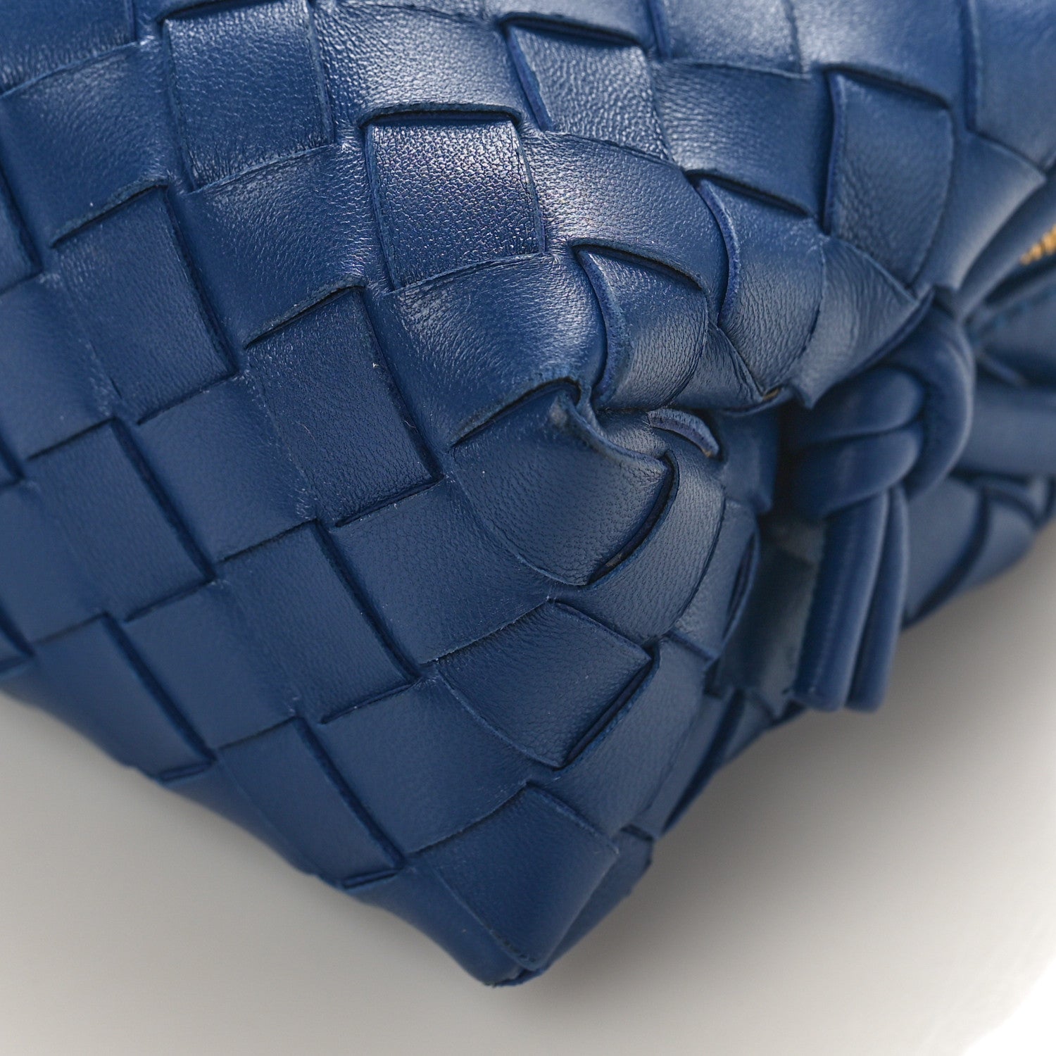 Bottega Veneta Nappa Intrecciato Mini Loop Camera Bag Baltic Blue 8 of 8