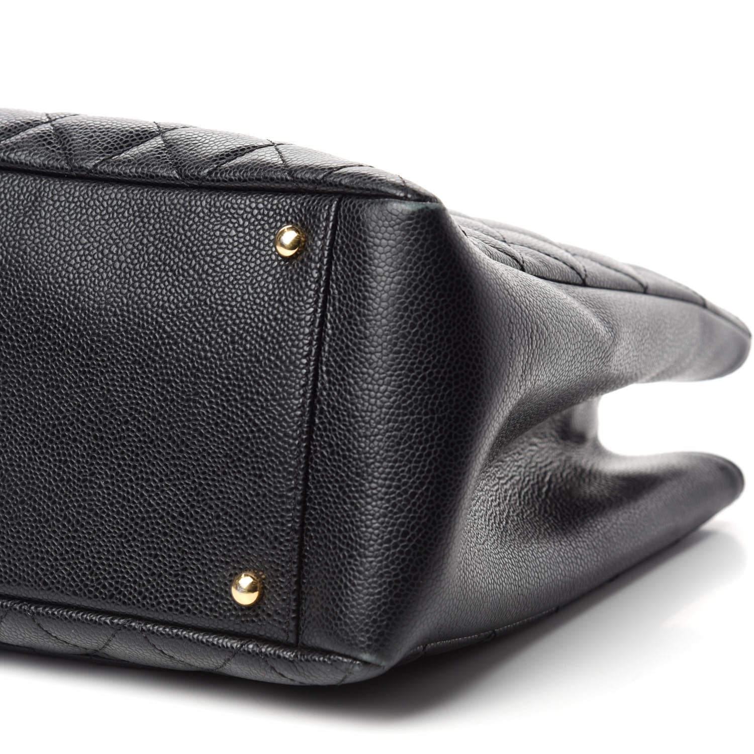 Chanel Caviar Quilted XL Grand Shopping Tote GST Black 7 of 17