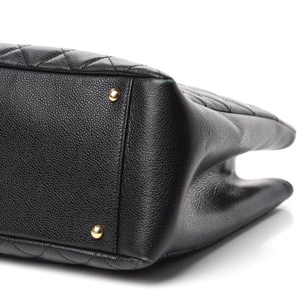 Chanel Caviar Quilted XL Grand Shopping Tote GST Black 7 of 17