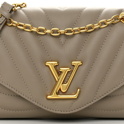 Louis Vuitton Calfskin LV New Wave Chain Bag Taupe 7 of 12
