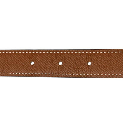 Hermes Epsom Swift 32mm Guilloche H Belt 95 38 Black Gold 6 of 9