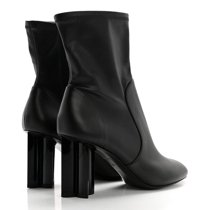 Louis Vuitton Calfskin Uniformes Silhouette Ankle Boots 39 Black 4 of 8