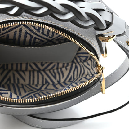 Chloe Grained Shiny Calfskin Mini Round Daria Bag Light Cloud 5 of 11
