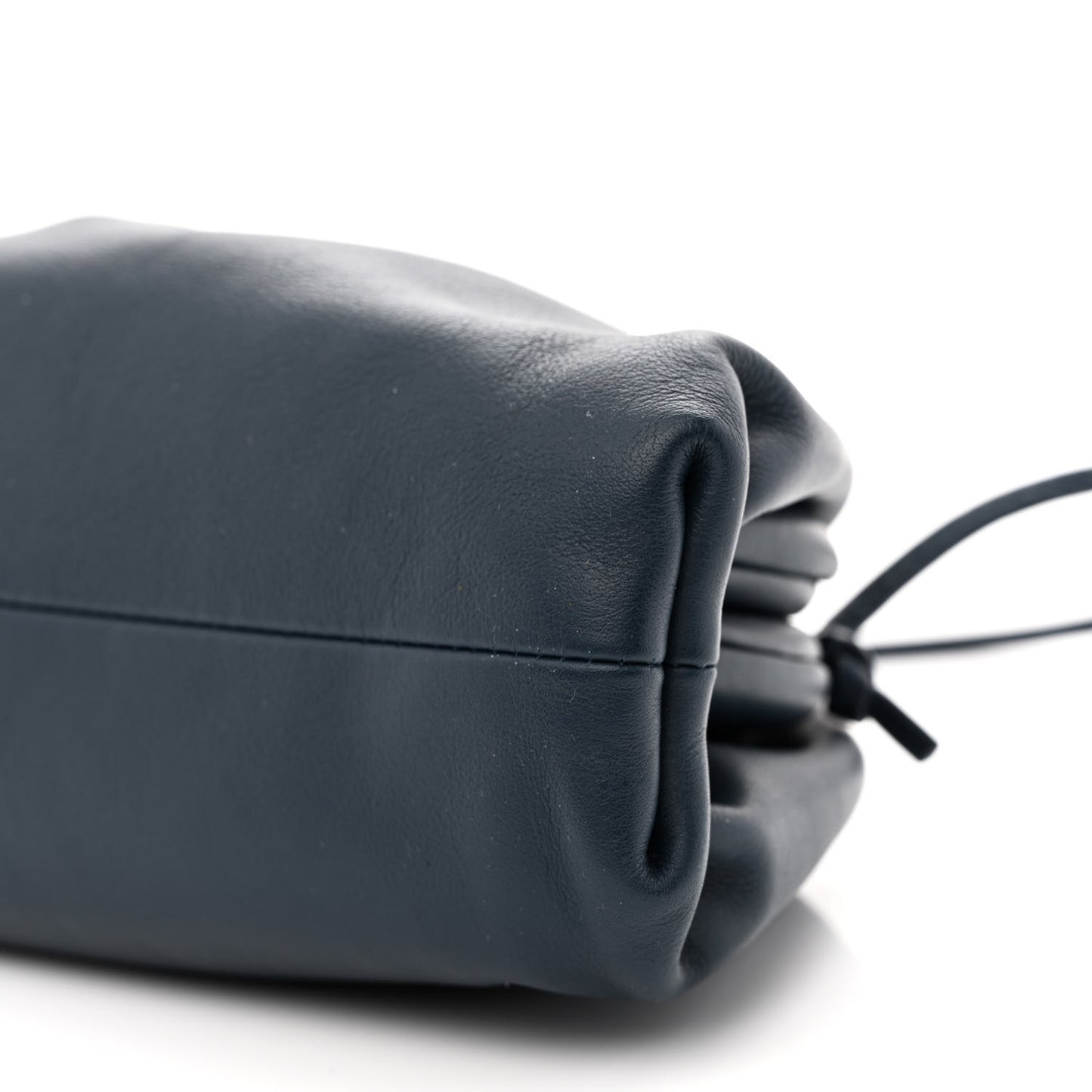Butter Calfskin The Mini Pouch Deep Blue