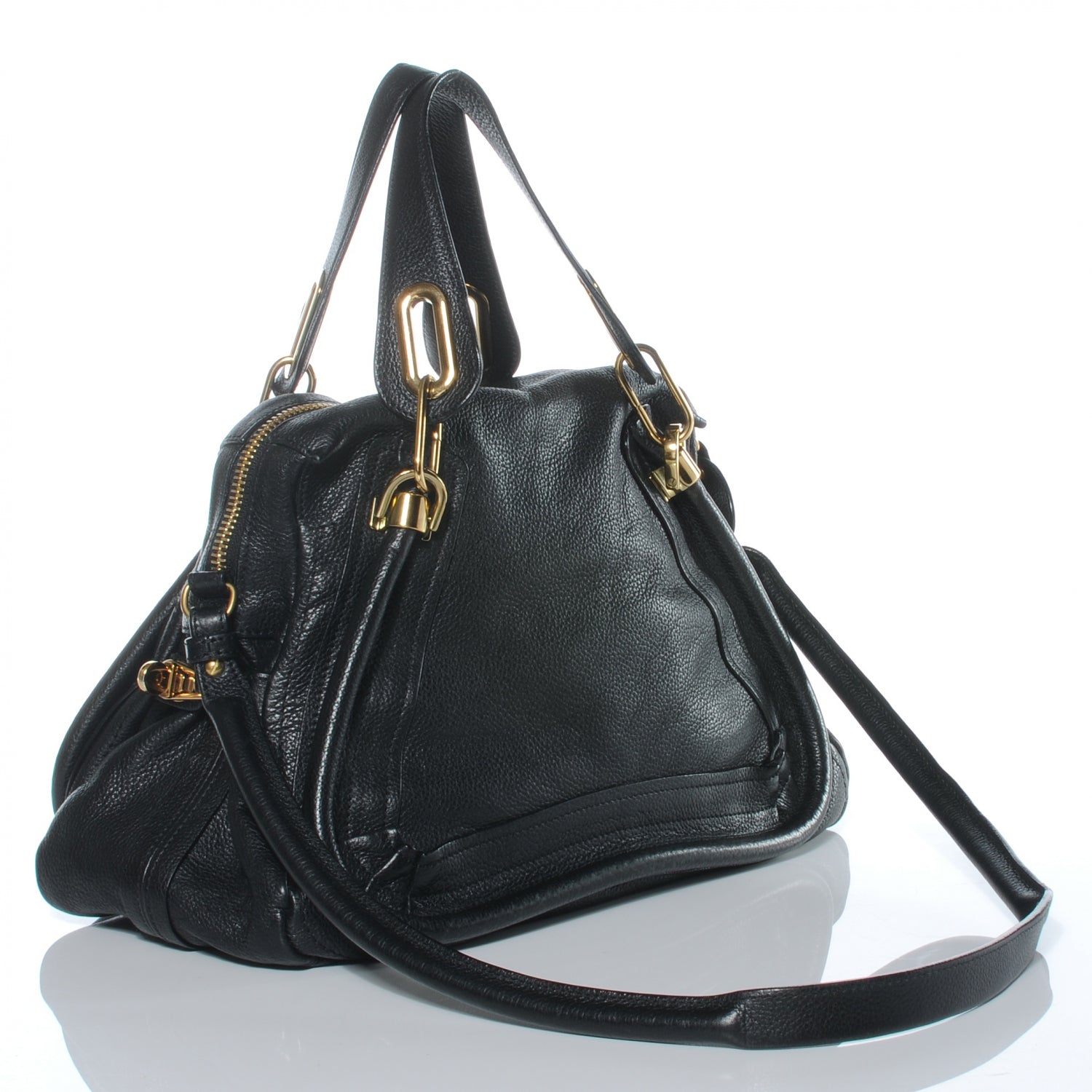 Chloe Calfskin Medium Paraty Black 3 of 8