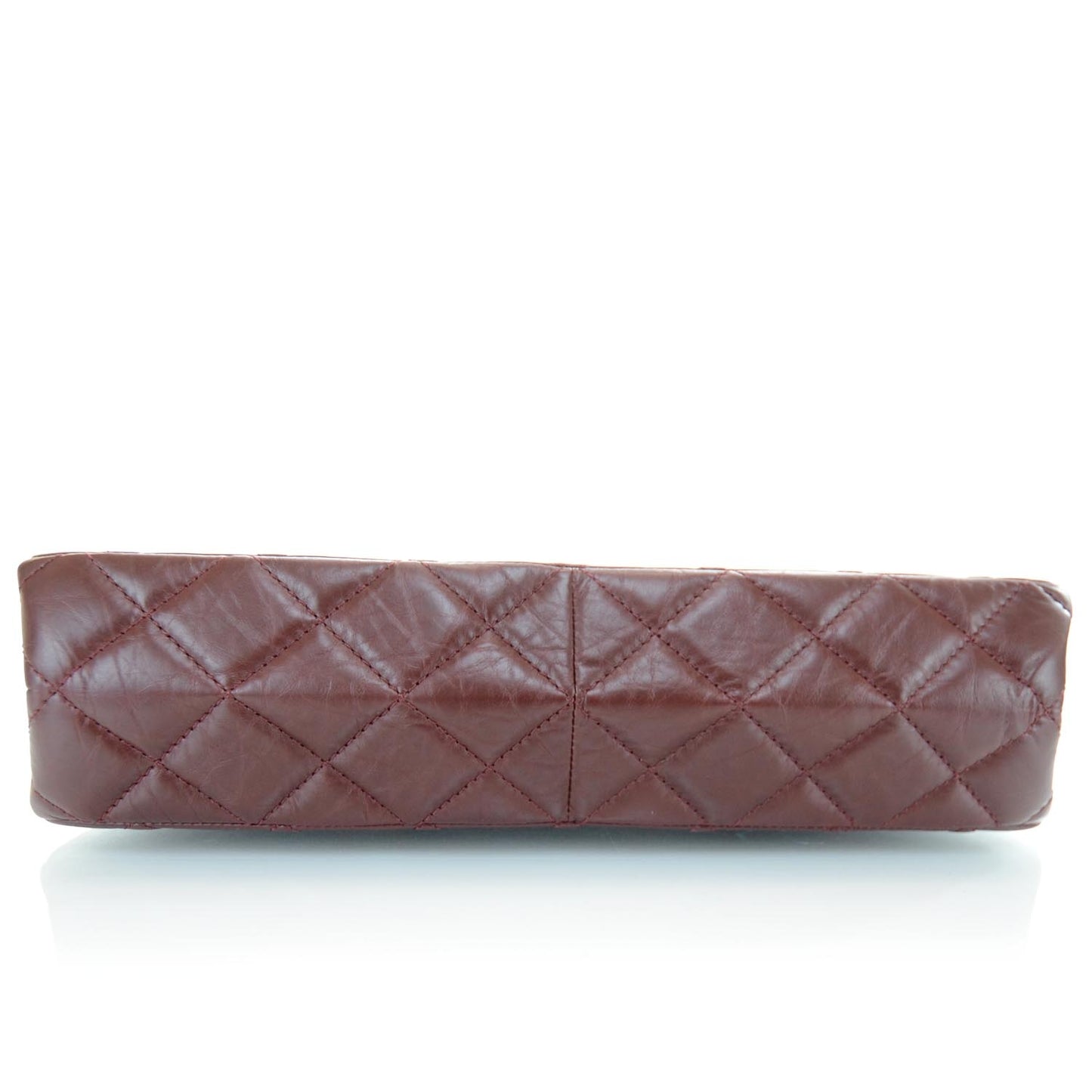 Aged Calfskin Reissue 2.55 Tote Bordeaux