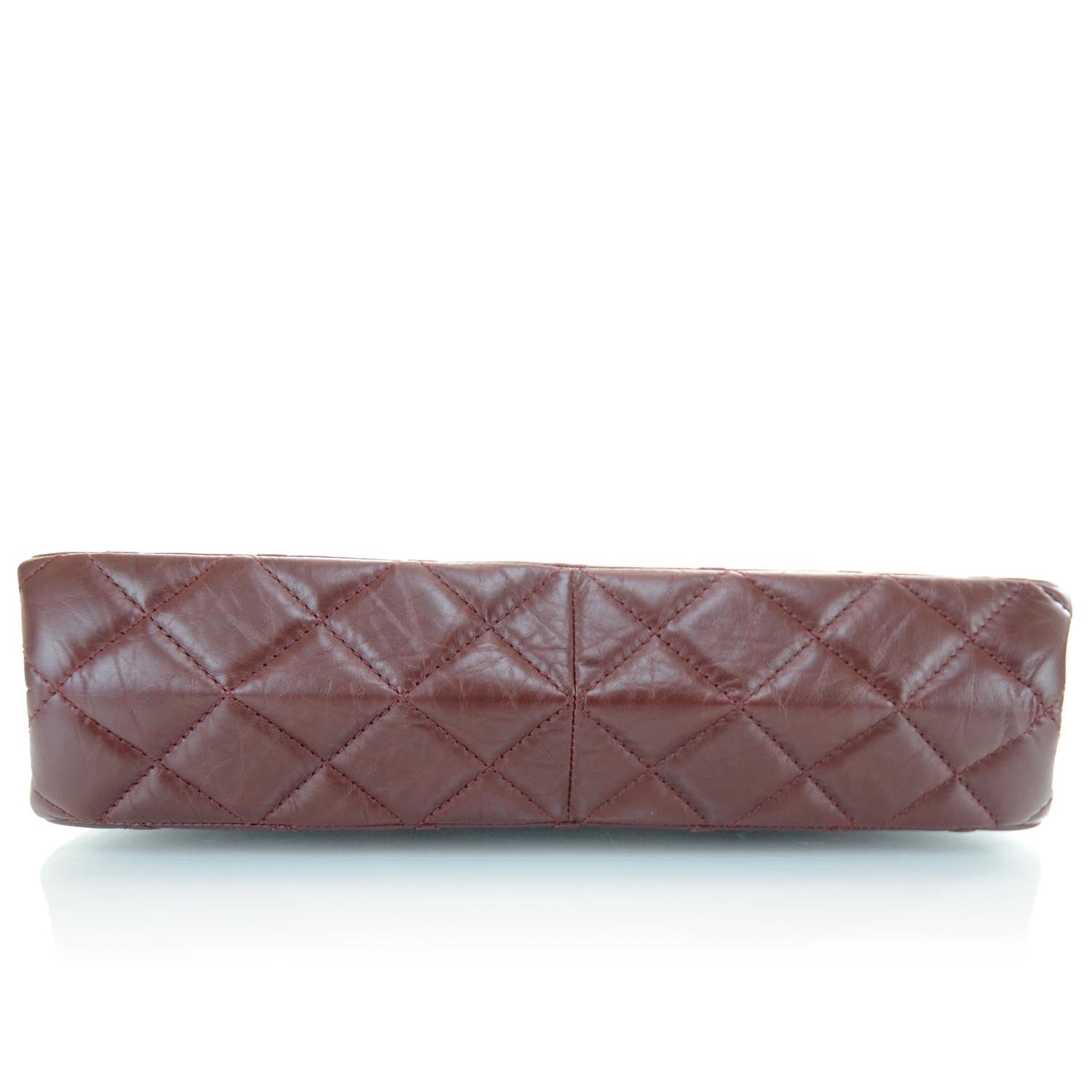 Chanel Aged Calfskin Reissue 2.55 Tote Bordeaux 5 of 12