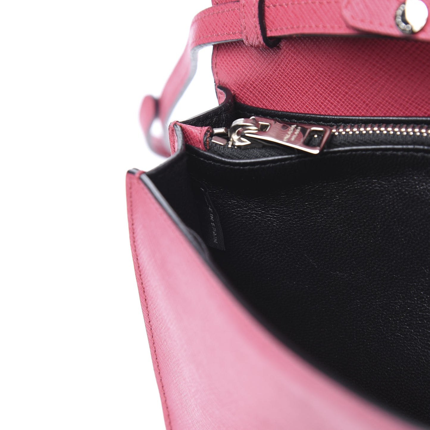 Saffiano Lisa Print Crossbody Bag