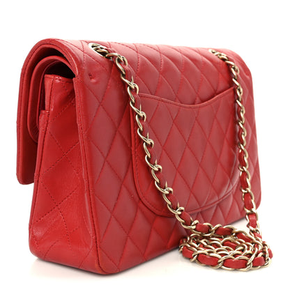 Chanel Lambskin Quilted Medium Double Flap Red 3 of 11