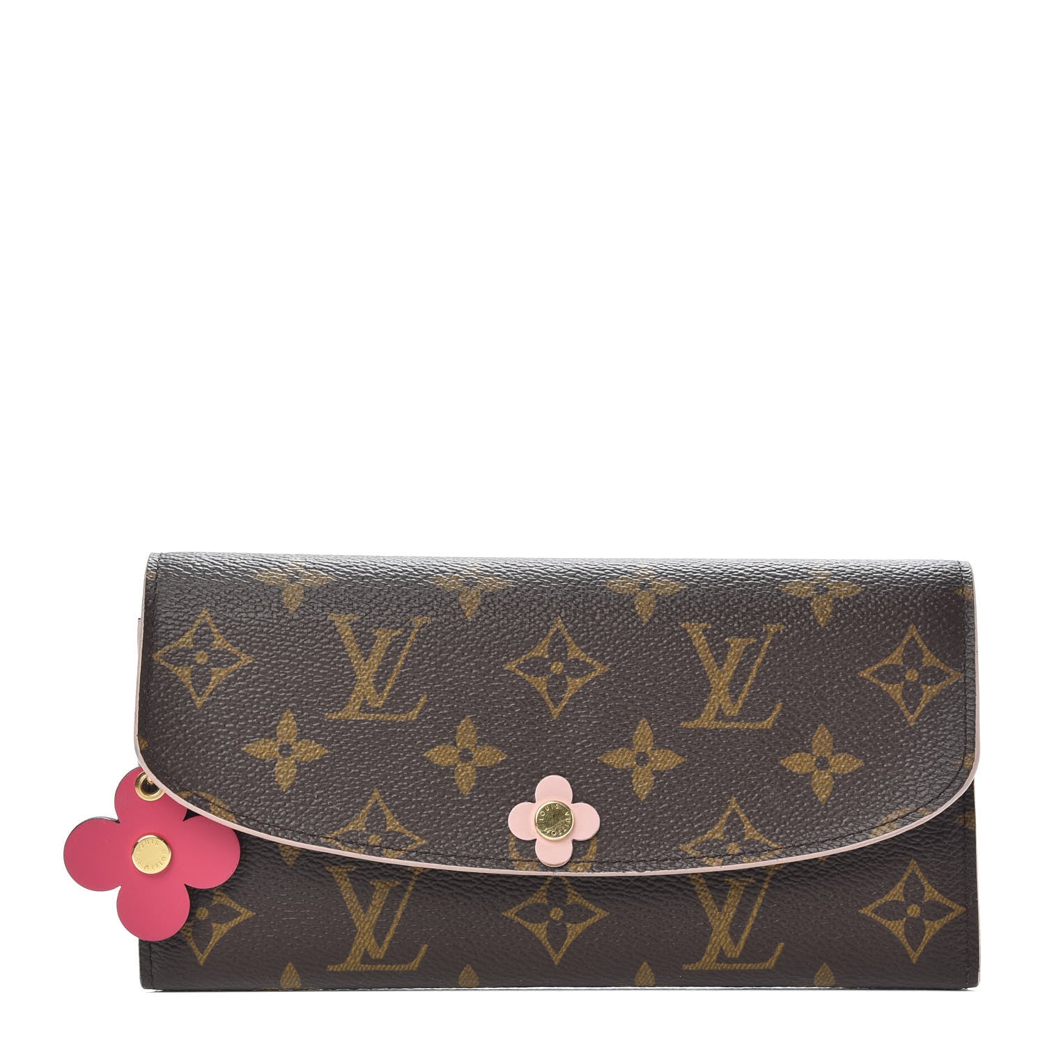 Louis Vuitton Monogram Bloom Flower Emilie Wallet 1 of 12