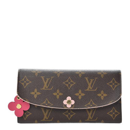 Louis Vuitton Monogram Bloom Flower Emilie Wallet 1 of 12