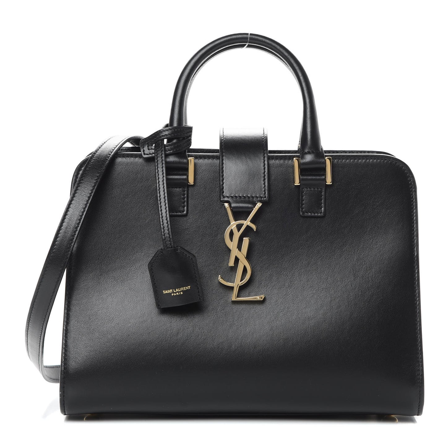 Calfskin Monogram Baby Cabas Black
