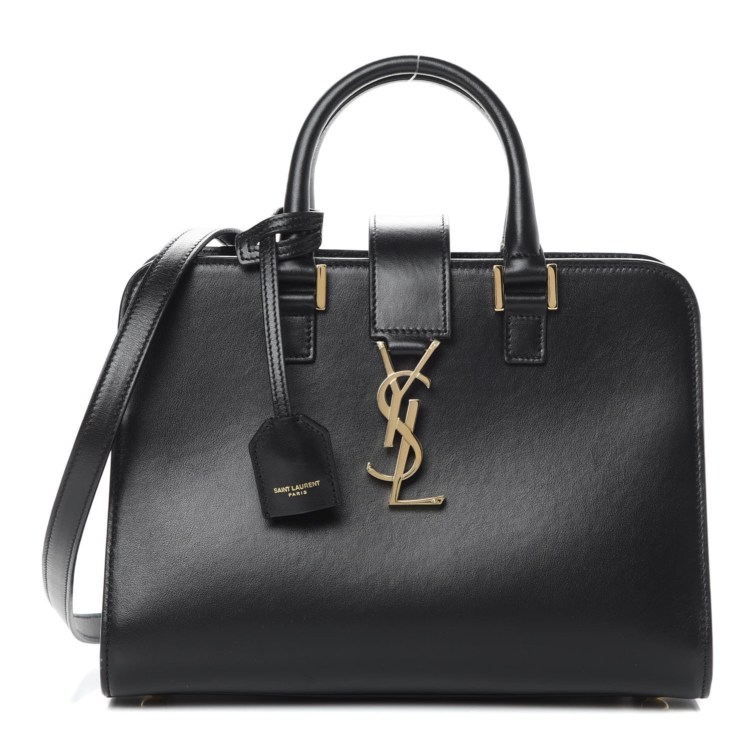 Saint Laurent Calfskin Monogram Baby Cabas Black 1 of 11
