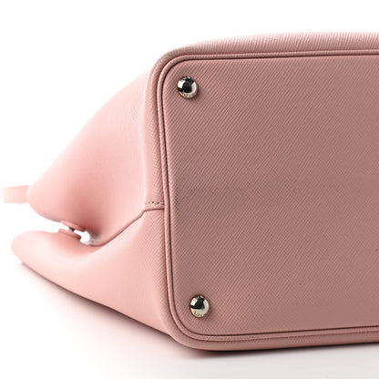 Prada Saffiano Cuir Large Double Bag Orchidea 7 of 9