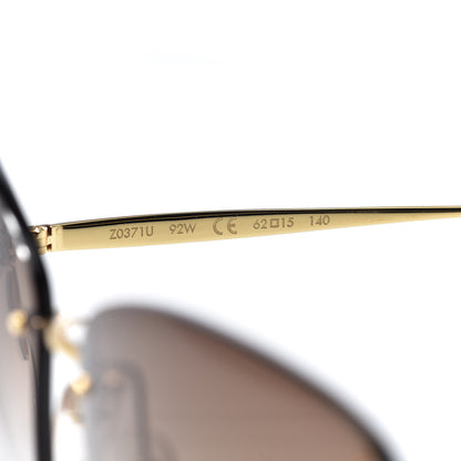 Louis Vuitton Lily Sunglasses Z0371U Brown Glitter 6 of 8