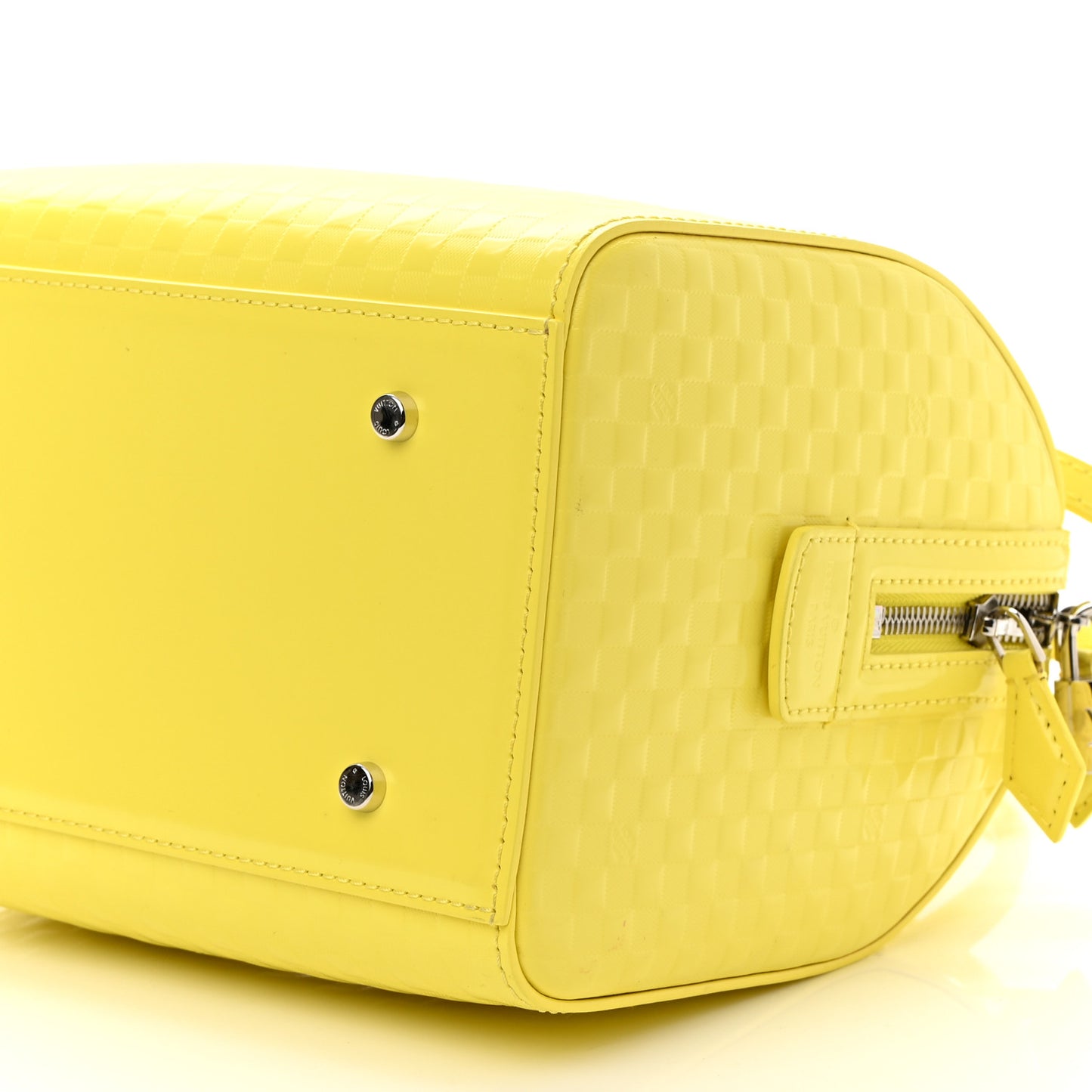 Damier Facette Speedy Cube PM Yellow