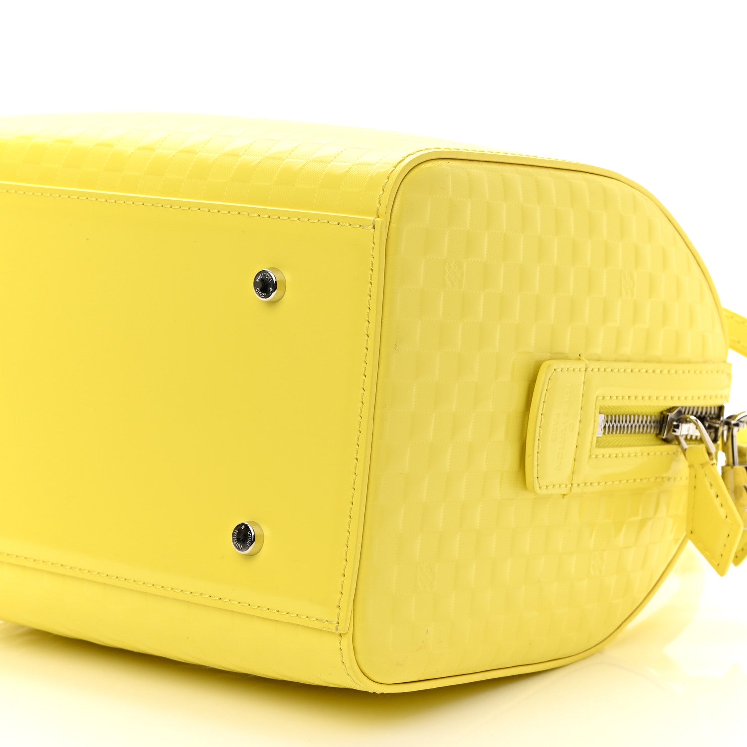Louis Vuitton Damier Facette Speedy Cube PM Yellow 8 of 9