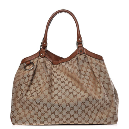 Gucci Monogram Large Sukey Tote Brown 1 of 8