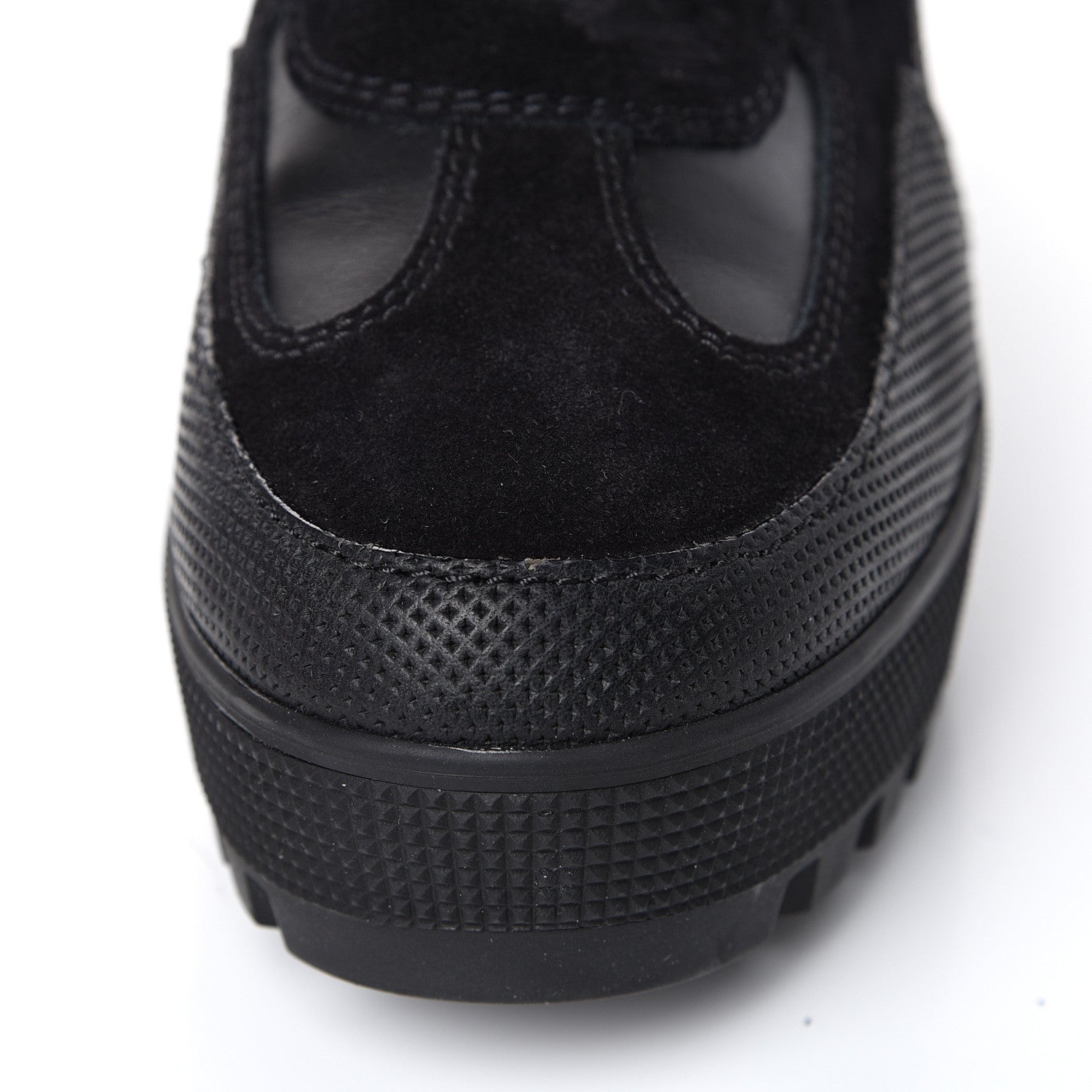 Louis Vuitton Suede Calfskin Laureate Platform Desert Boots 40 Black 7 of 9