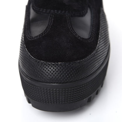 Louis Vuitton Suede Calfskin Laureate Platform Desert Boots 40 Black 7 of 9