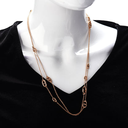 Hermes 18K Rose Gold PM Farandole Necklace 120 2 of 4
