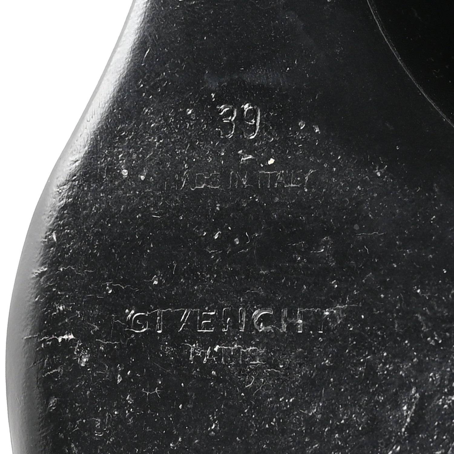 Givenchy Calfskin Shark Lock Ankle Boots 39.5 Black 7 of 8