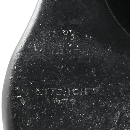 Givenchy Calfskin Shark Lock Ankle Boots 39.5 Black 7 of 8