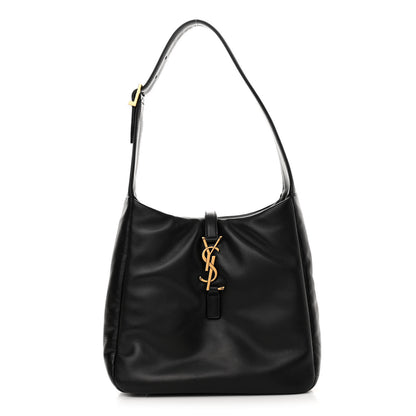 Saint Laurent Padded Lambskin Small Le 5 A 7 Supple Hobo Black 1 of 10