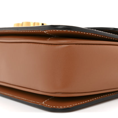 Celine Calfskin Triomphe Canvas Teen Triomphe Bag Tan 10 of 12