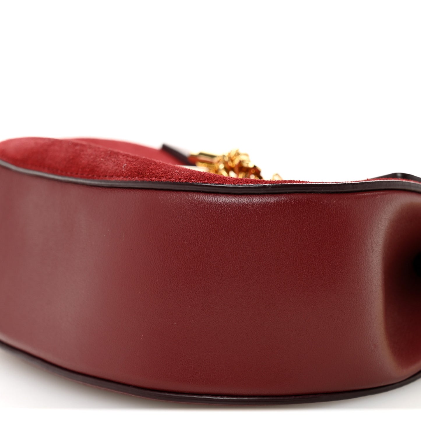 Smooth Calfskin Mini Drew Shoulder Bag  Wine Purple