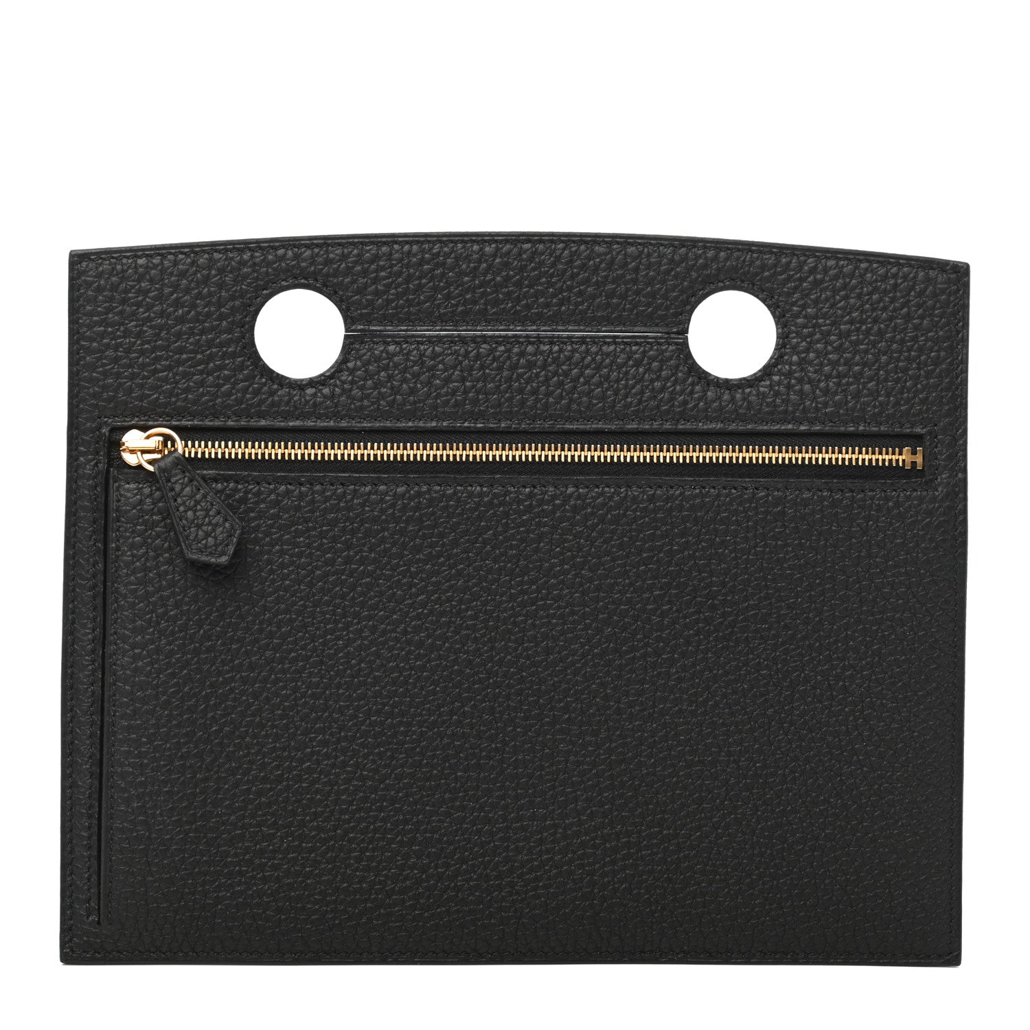 Hermes Togo Backpocket Pouch 30 Black 1 of 7