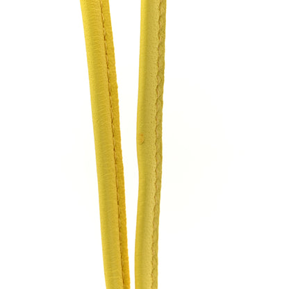 Hermes Lambskin Epsom Suede Petit H Mushroom Charm 4 of 5